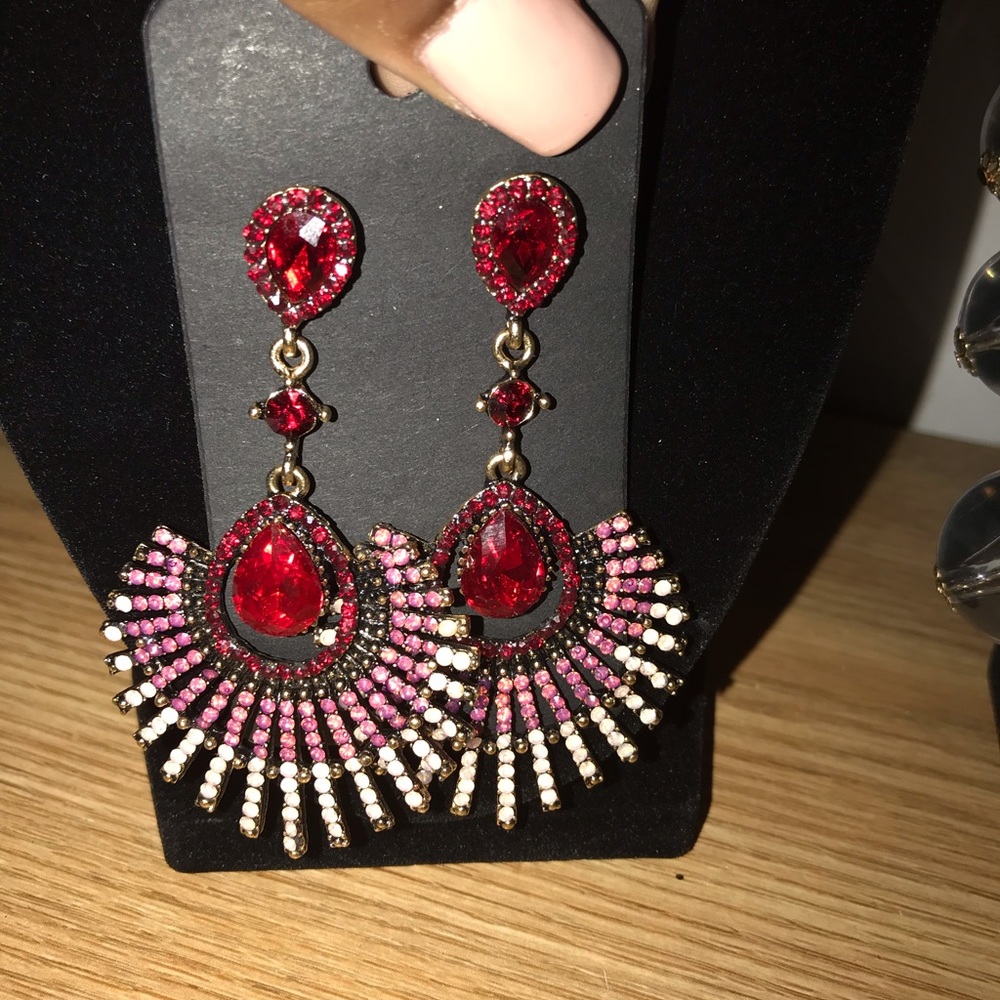 Raspberry Earrings